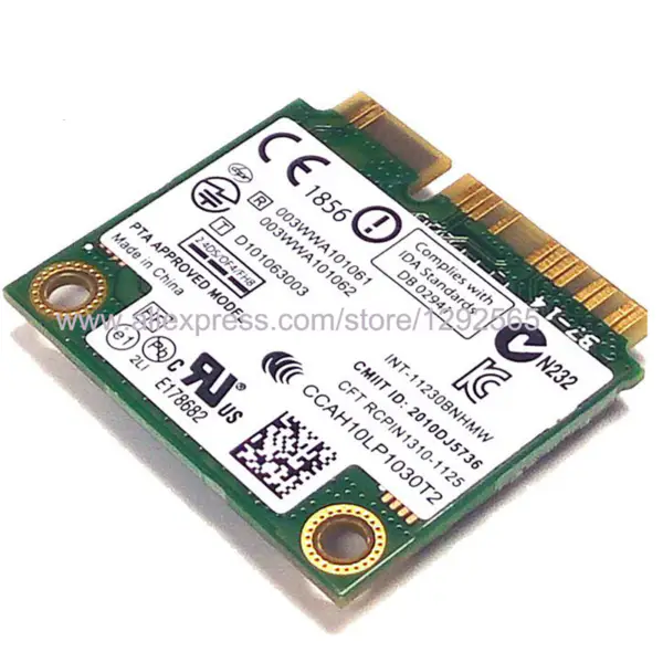 Broadcom BCM943228HM4L 2.4G+5G 300Mbps 802.11 a/b/g/n poloviční Mini PCI-E 2.4G/5GHZ bezdrátová karta WLAN