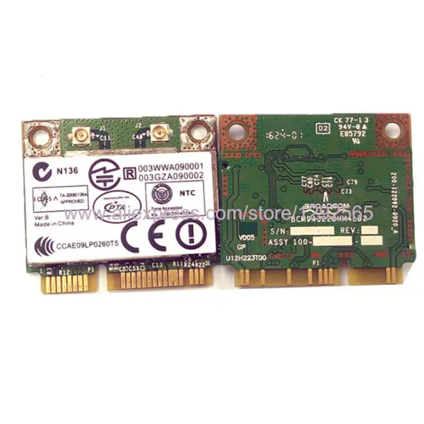 Nová bezdrátová síťová karta Atheros AR5B22-SB AR5B22 PCIE 802.11B/G/N 2,4GHz+USB BT 4.0 AW-NB208H 300Mbps NGFF/M.2 Notebookový modul