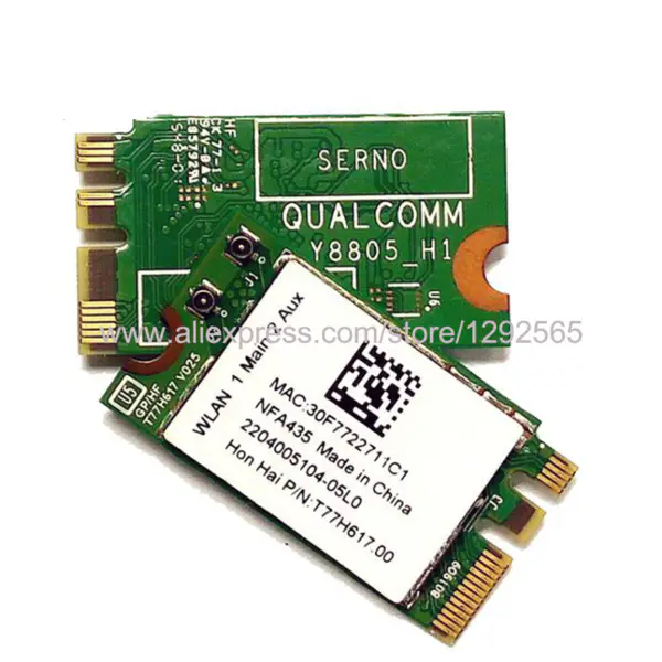 Wifi adaptér pro Intel 7260HMW AN Mini PCI-E 300Mbps 2.4G/5Ghz 802.11a/b/g/n Bluetooth 4.0 bezdrátová karta pro HP SPS 717381-001