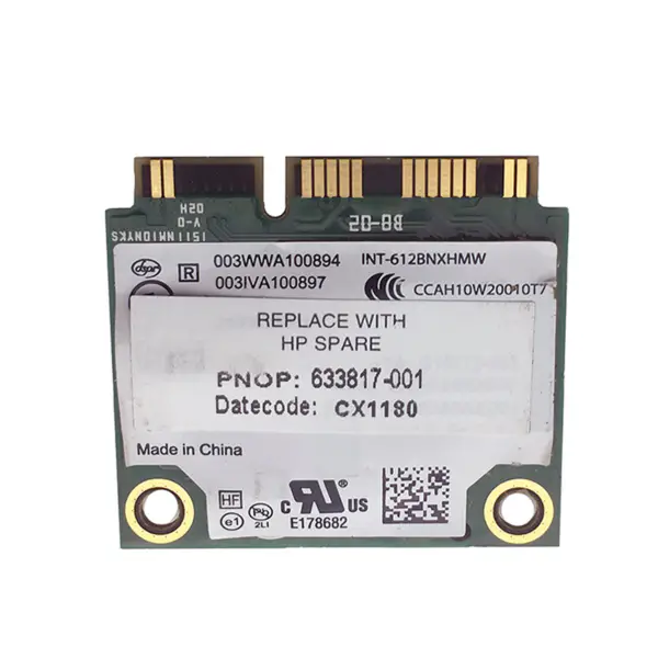 Wifi adaptér pro Intel Wreless-N 7265 7265NGW BN 2.4G BT 4.0 NGFF 802.11n 300Mbps bezdrátová síťová karta pro HP SPS 793843-001
