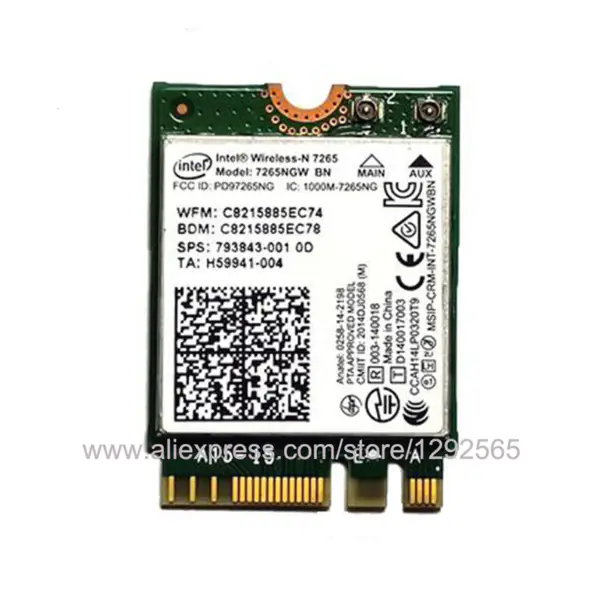 Realtek RTL8191SE poloviční výšky Mini PCI-E 2.4G 802.11n/g/b pro ASUS Acer BenQ a další notebooky s integrovanou bezdrátovou síťovou kartou