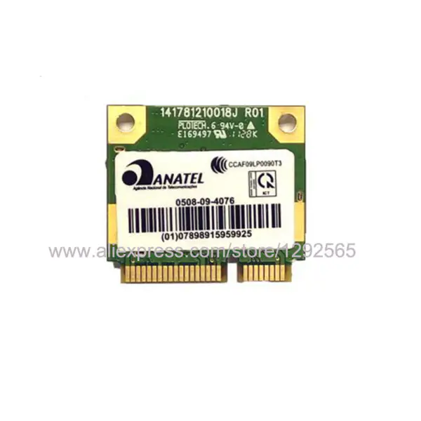 Pro síťovou kartu Intel WiFi Link 5100 512-MMW 300Mb/s Mini PCI-E 2.4G&5G 802.11abgn pro Lenovo G450L G430A Y450 Y430 FRU 43Y6493