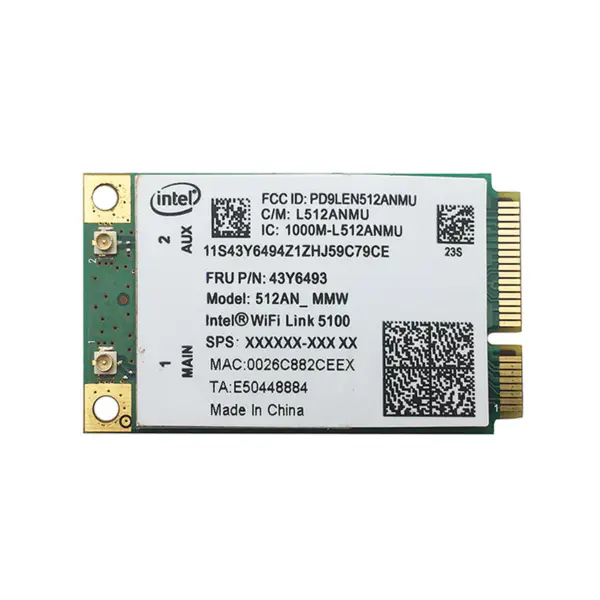Nový Atheros QCNFA435 AC 2.4G&5G 300Mbps NGFF 802.11ac WIFI+ Bluetooth 4.1 pro Lenovo IdeaPad 510-15IKB E31 E470 FRU 01AX709