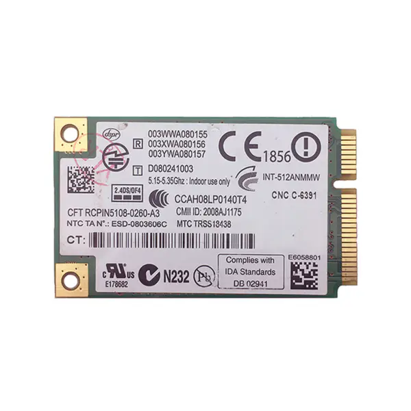 Nový Atheros QCNFA435 AC 2.4G&5G 300Mbps NGFF 802.11ac WIFI+ Bluetooth 4.1 pro Lenovo IdeaPad 510-15IKB E31 E470 FRU 01AX709