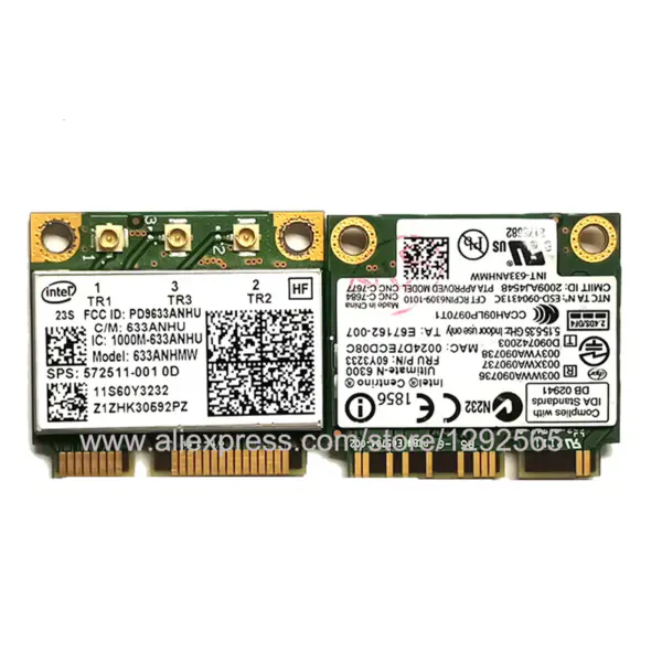 Originální bezdrátová síťová karta Ralink RT3092 300Mbps Mini PCI-E 2.4G 802.11 b/g/n pro notebook Dell Dell Toshiba ASUS Acer Shenzhou