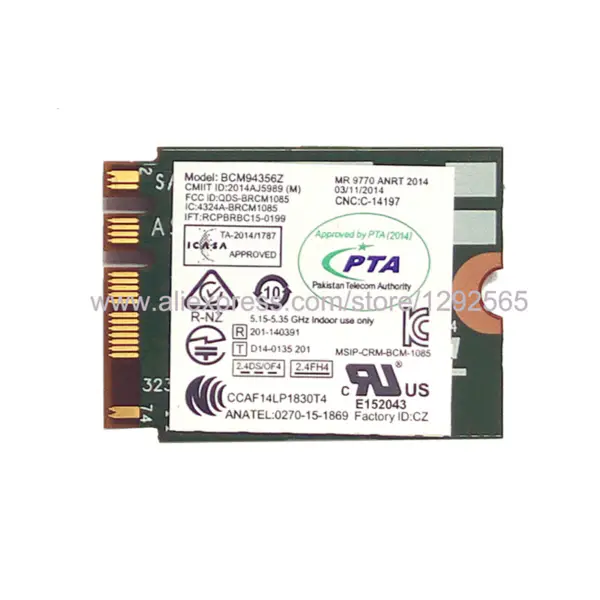 Bezdrátová karta pro Ralink RT3290 BT 3.0+150Mbps Mini PCI-E 2.4G 802.11b/g/n Síťová karta 689215-001 pro HP Laptop SPS 690020-001