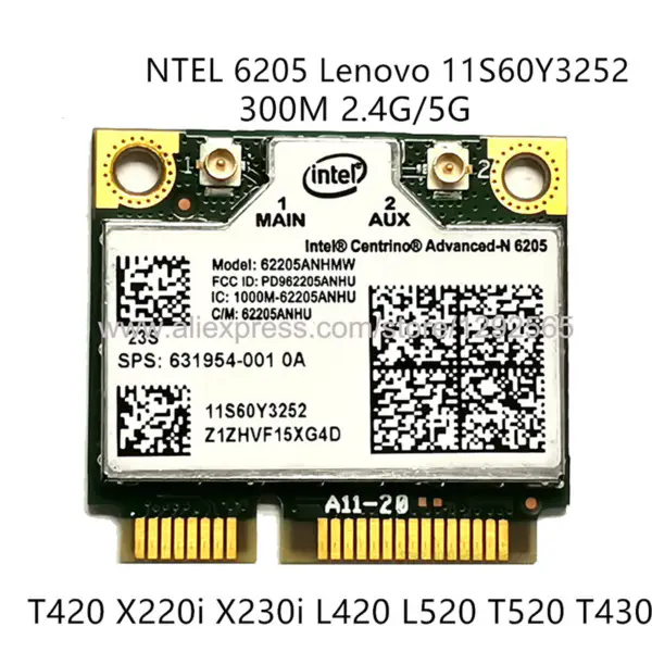 Broadcom BCM943142HM BT4.0 Wifi bezdrátová síťová karta pro Lenovo G400 G410 G500 G510 G405 G505 E431 E531 E430C E145 FRU 04W3836