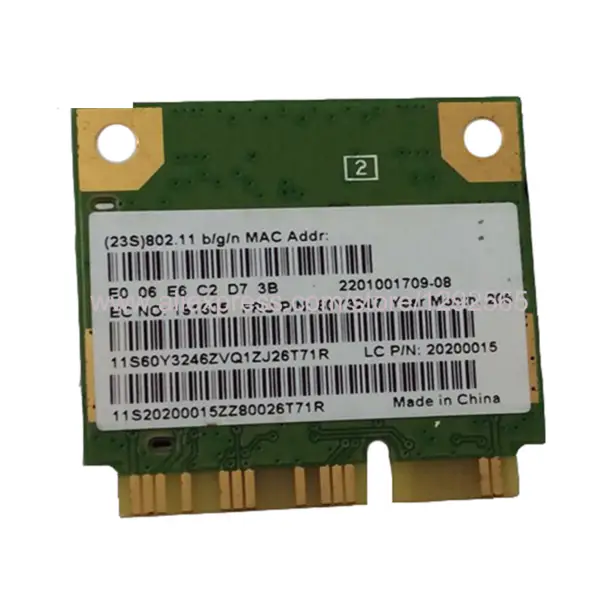 Síťová karta Qualcomm Atheros QCNFA344A AC NFA344A 2.4G/5G 433M M.2/NGFF Bluetooth 4.1 pro Dell ASUS Toshiba Shenzhou Acer SONY