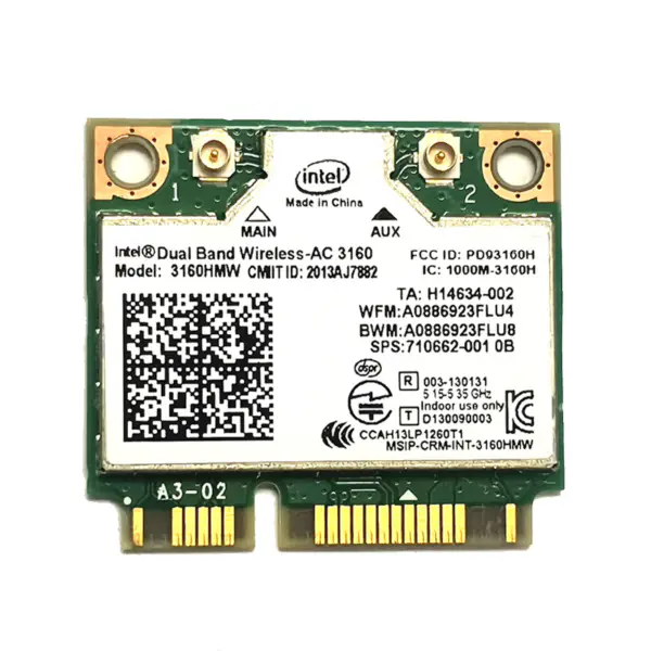 Síťové karty Mini PCI-E Combo bezdrátová karta Realtek RTL8723AE 300M +4.0 Bluetooth 802.11n Síťové karty VCM18 P30