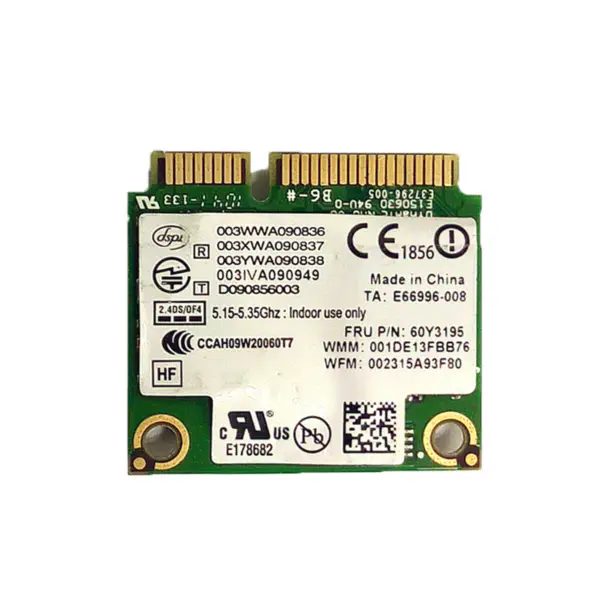 Intel Wireless-N 7260 7260HMW BN PCI-E wifi bluetooth 4.0 bezdrátová karta pro lenovo K2450A K4450A B4400 M4400S M4450S FRU 00JT455