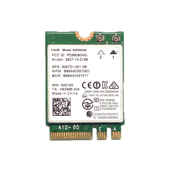 Dvoupásmové připojení Intel7260ac 7260 ac 7260NGW Bluetooth 4.0 pro Thinkpad L440 L540 X240 T440 T440P T540P W540 FRU: 04X6082