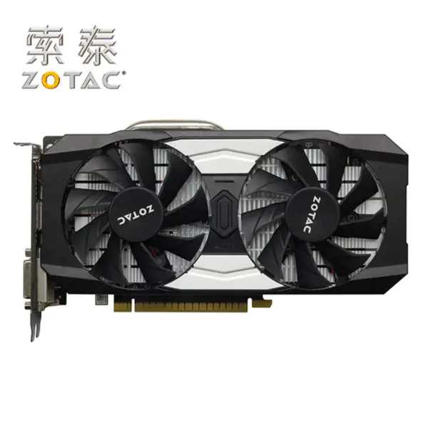 ZOTAC GTX 1050Ti 4G DRD5 Destroyer OC Grafická karta GPU GTX1050 Ti 4GB Mapa pro GeForce GTX1050Ti Přetaktování 128bitová grafická karta Použité zboží