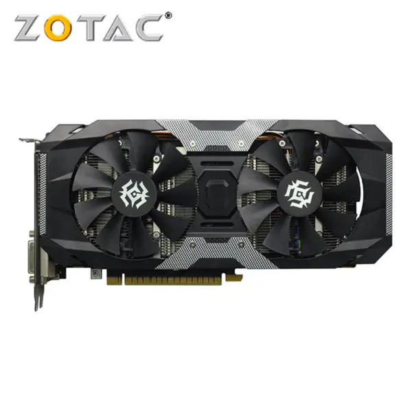 ZOTAC GTX 1050Ti 4G DRD5 Destroyer OC Grafická karta GPU GTX1050 Ti 4GB Mapa pro GeForce GTX1050Ti Přetaktování 128bitová grafická karta Použité zboží