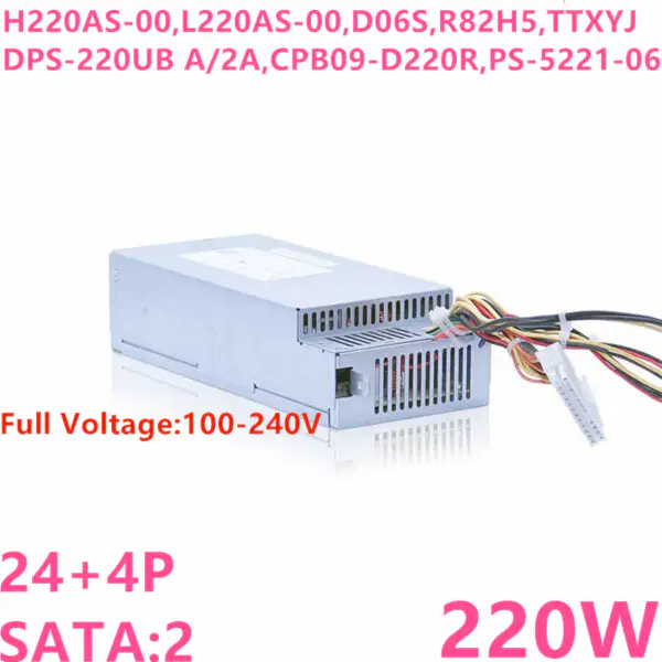 Zdroj napájení pro 220W napájecí zdroj Dell L220AS-00 PS-5221-03DF DPS-220UB CPB09-D220R GW-FLX220 PS-5221-08 PS-5221-09 CPB09-D220A