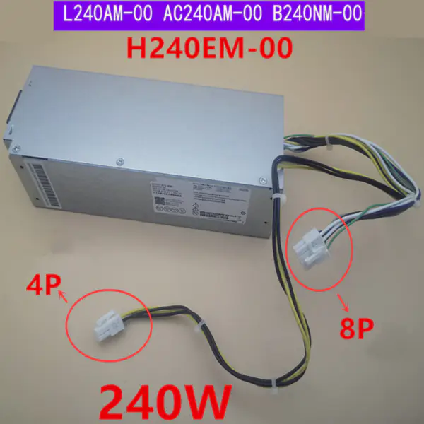 Zdroj napájení pro Dell 7040 3650 3040 3655 8Pin 240W napájecí zdroj H240EM-00 HU240AS-02 H240AM-02 AC240AM-00 D240EM-00