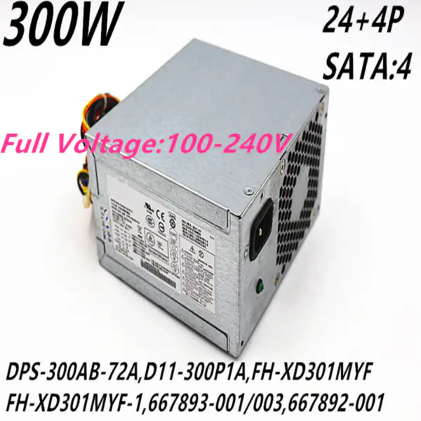 Zdroj napájení pro HP 3330 3340 3380 300W DPS-300AB-72A D11-300P1A PS-6301-8 FH-XD301MYF-1 D13-300P2A HP-D3006A0