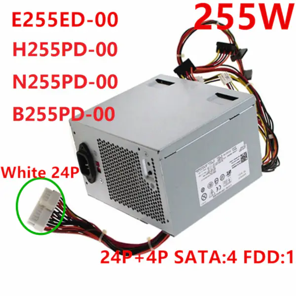 Dell 745 755 360 380 780 980 255W napájecí zdroj D255ED-00 N255PD-00 B255PD-00 H255PD-00 H305P-02 L305P-01