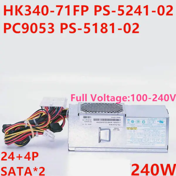 Zdroj napájení pro Delta M75 91 70E 90P V220S 530 545 240W spínaný zdroj HK340-71FP PS-5241-02 PC9053 PS-5181-02