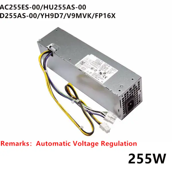 Zdroj napájení pro Dell 3020 7020 9020 255W napájecí zdroj L255AS-00 AC255ES-00/01 D255AS-00 D255ES-00 L255ES-00 AC255AS-00
