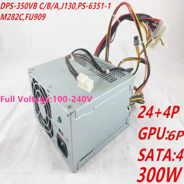 Zdroj napájení pro Dell 400 410 I530 8100 DPS-350VB C DPS-350VB B DPS-350VB A PS-6351-1 M282C FU909 PS-6351-2