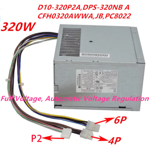 HP 680 880 320W聽Napájecí zdroj D10-320P2A聽DPS-320JB聽A聽PC8022 HP-D3201A0 PS-4321-9 D12-320P1B PS-4321-1HB