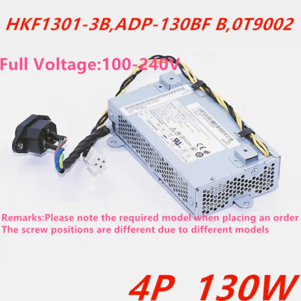 Zdroj napájení pro Lenovo A7000 A710 S300 500 700 W4600I E4200i E4920i E2600i 130W napájecí zdroj HKF1301-3B ADP-130BF B 0T9002