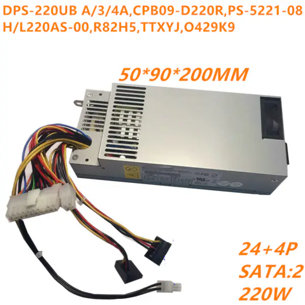 Acer ITX AXC105 A1110X XC100 220W napájecí zdroj DPS-220UB 3A DPS-220UB 4A CPB09-D220R PS-5221-08 H220AS-00