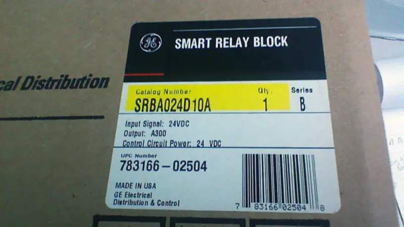 GENERAL ELECTRIC SRBA024D10A