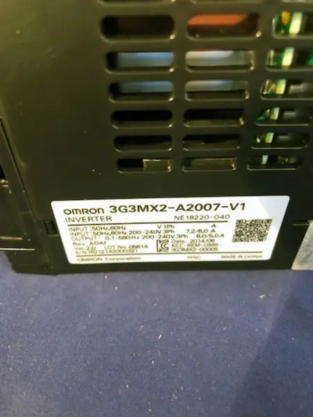 Omron 3G3MX2-A2007-V1