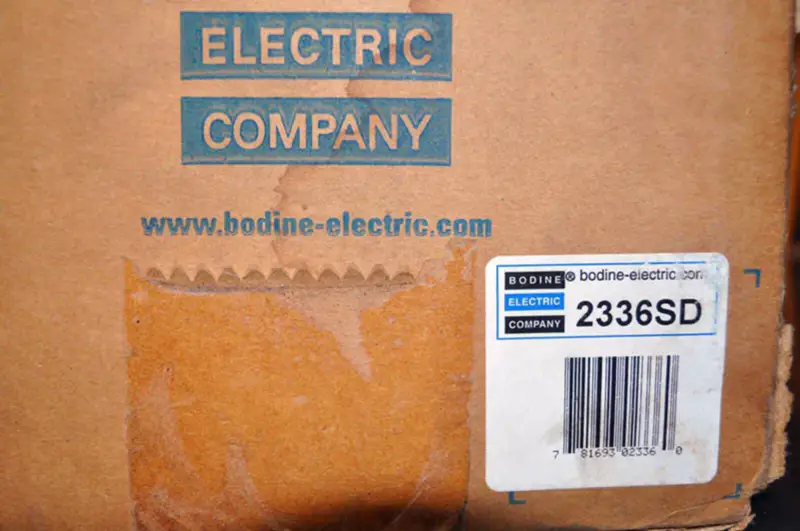 BODINE ELECTRIC 42R6BFPP-GB/H