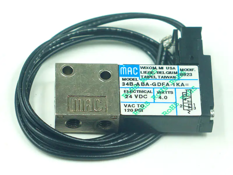 MAC 34B-ABA-GDFA-1KA Elektromagnetický ventil