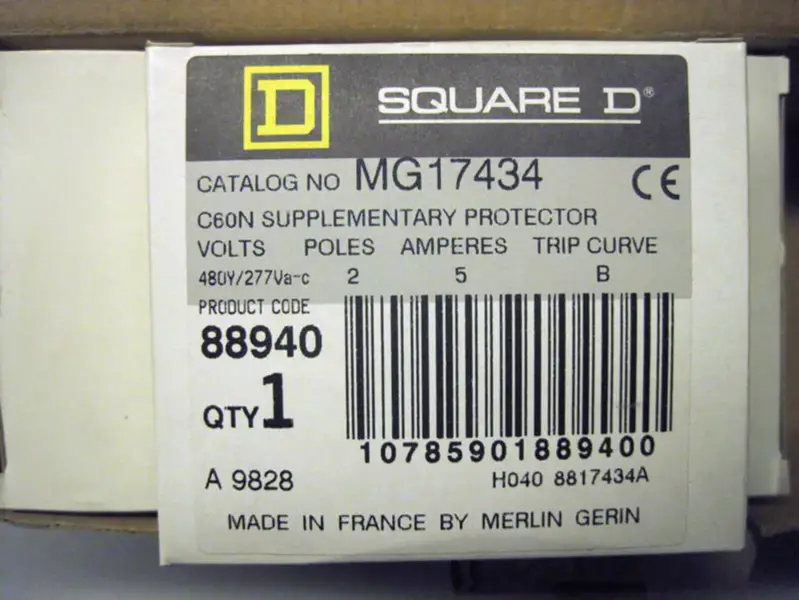 SQUARE D MG17434