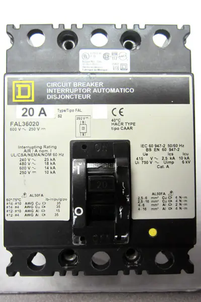 SQUARE D FAL36020