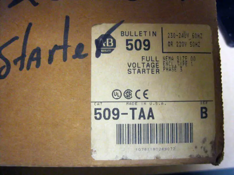 Allen-Bradley 509-TAA