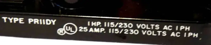 POTTER AND BRUMFIELD PR-11DY-6