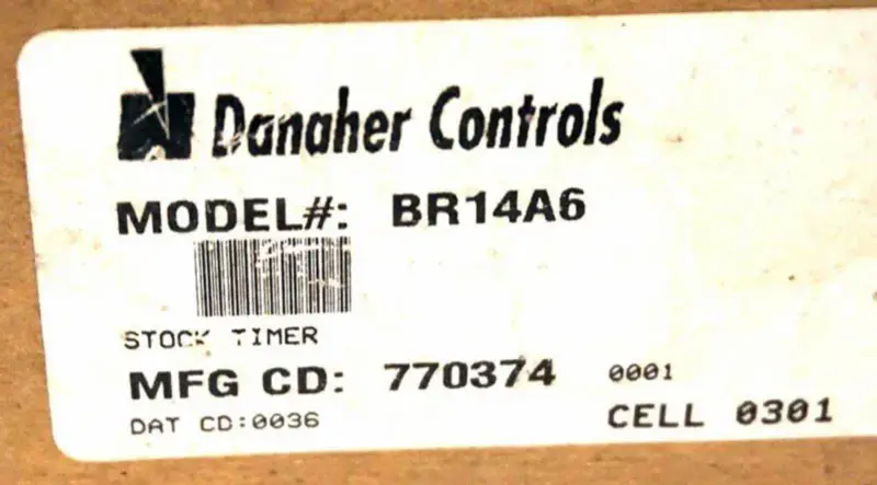 DANAHER CONTROLS BR14A6