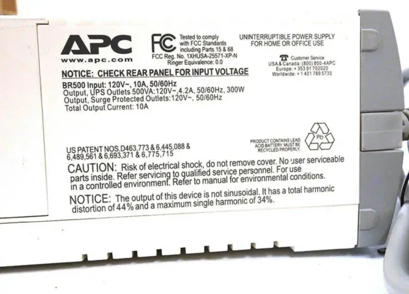 AMERICAN POWER CONVERSION BR500