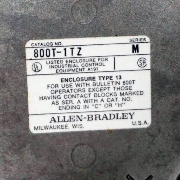 Allen-Bradley 800T-1TZ