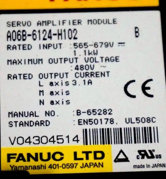 FANUC A06B-6124-H102