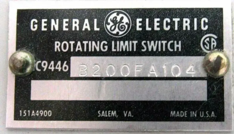 GENERAL ELECTRIC IC9446