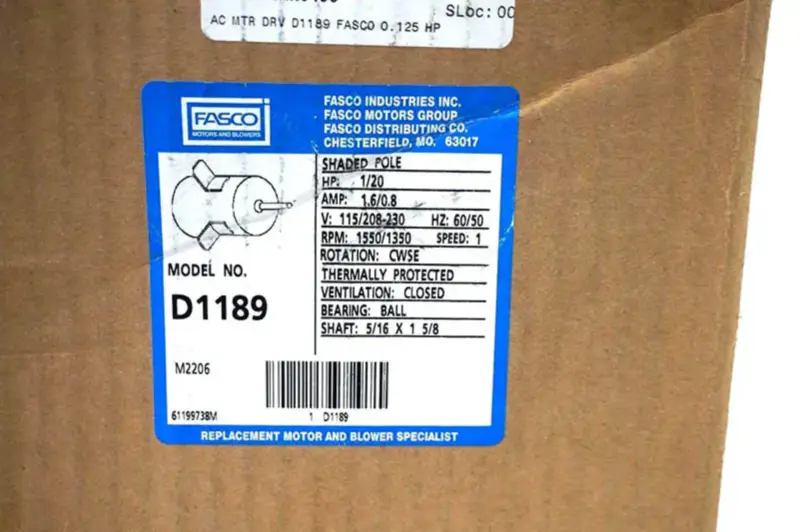 FASCO D1189