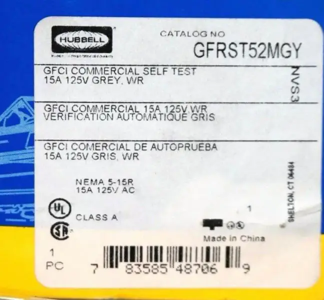 HUBBELL GFRST52MGY