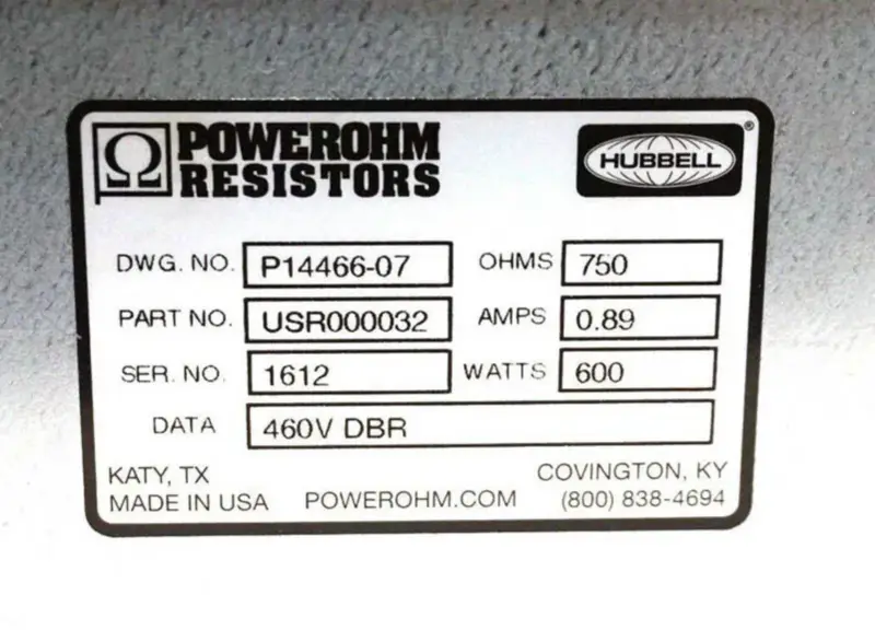 POWEROHMOVÉ REZISTORY USR000032