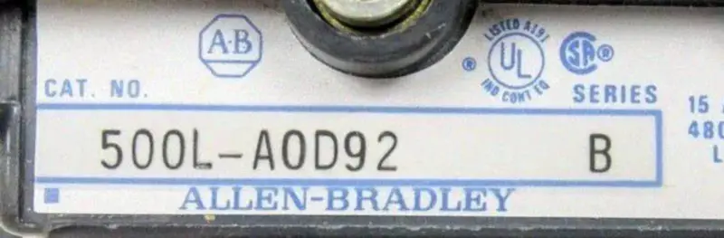 Allen-Bradley 500L-A0D92