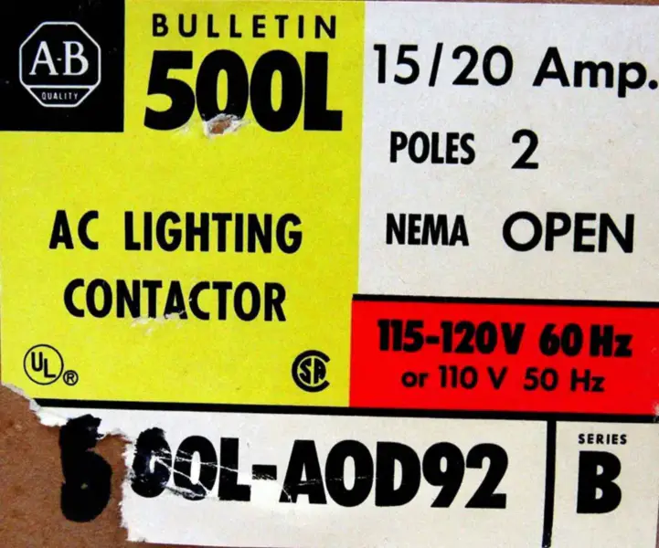 Allen-Bradley 500L-A0D92