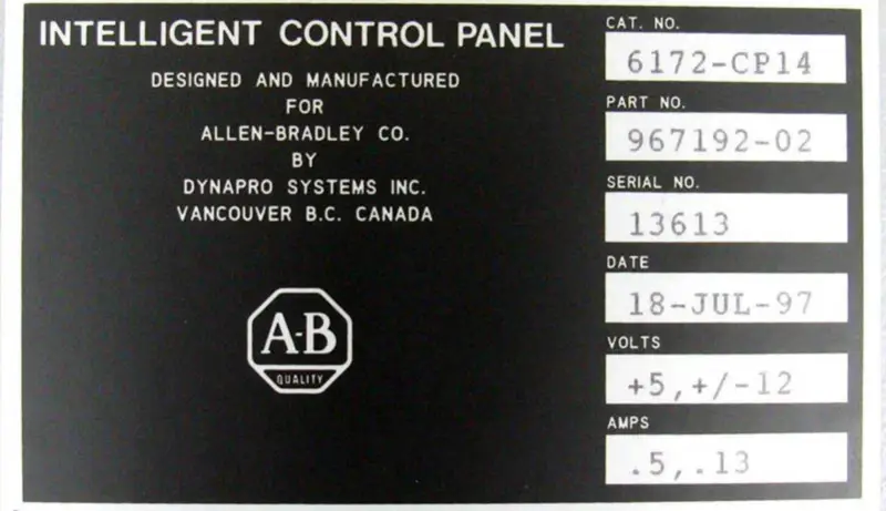 Allen-Bradley 6172-CP14