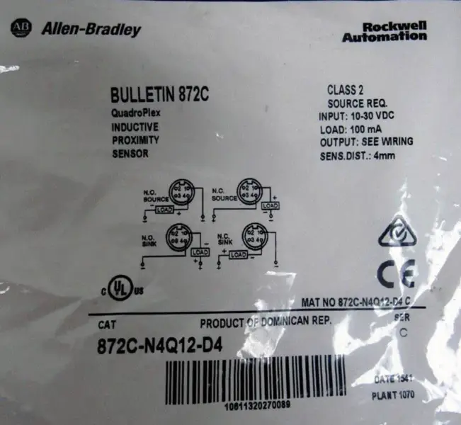 Allen-Bradley 872C-N4Q12-D4