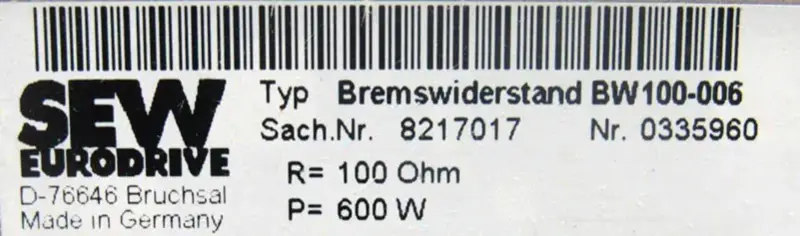 SEW BW100-006