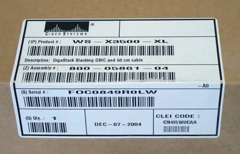 CISCO SYSTEMS WS-X3500-XL
