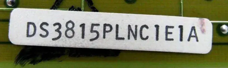 GENERAL ELECTRIC DS3815PLNC1E1A